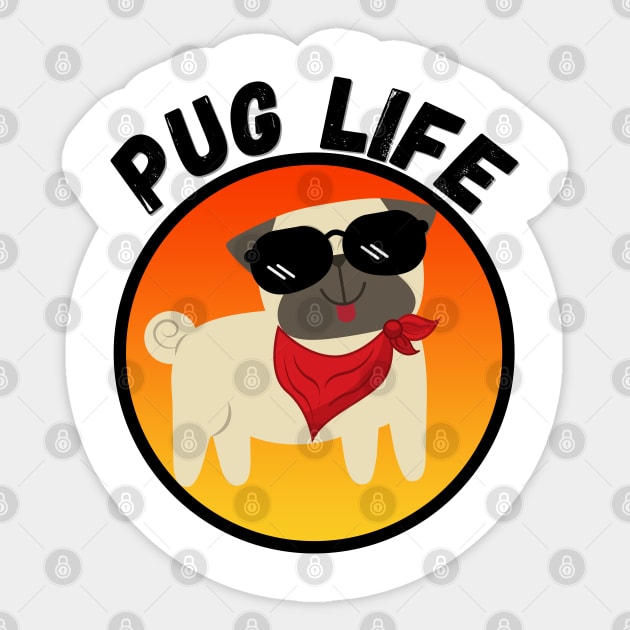 Pug life Sticker by Pet Station